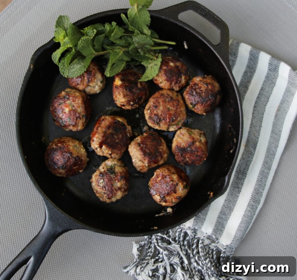 Greek Lamb Meatballs