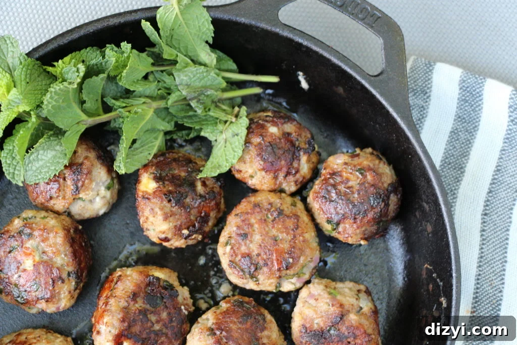 Greek Lamb Meatballs
