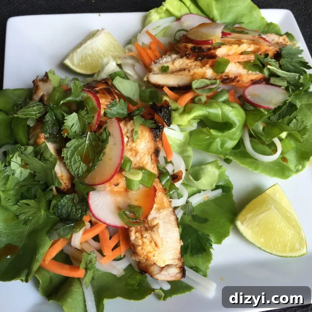 Grilled Teriyaki Chicken Lettuce Wraps 3 Grilled Chicken Teriyaki Lettuce Roll-ups