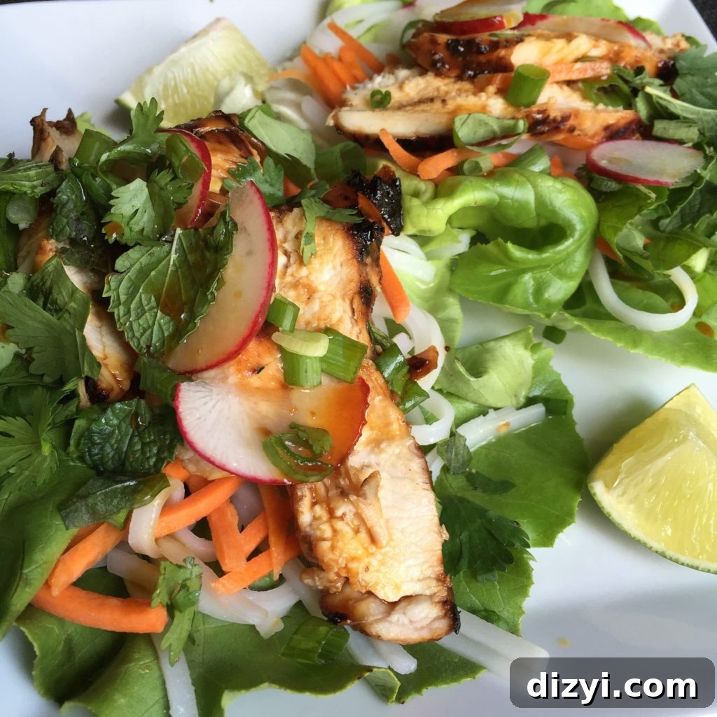 Grilled Teriyaki Chicken Lettuce Wraps 5 Grilled Chicken Teriyaki Lettuce Roll-ups