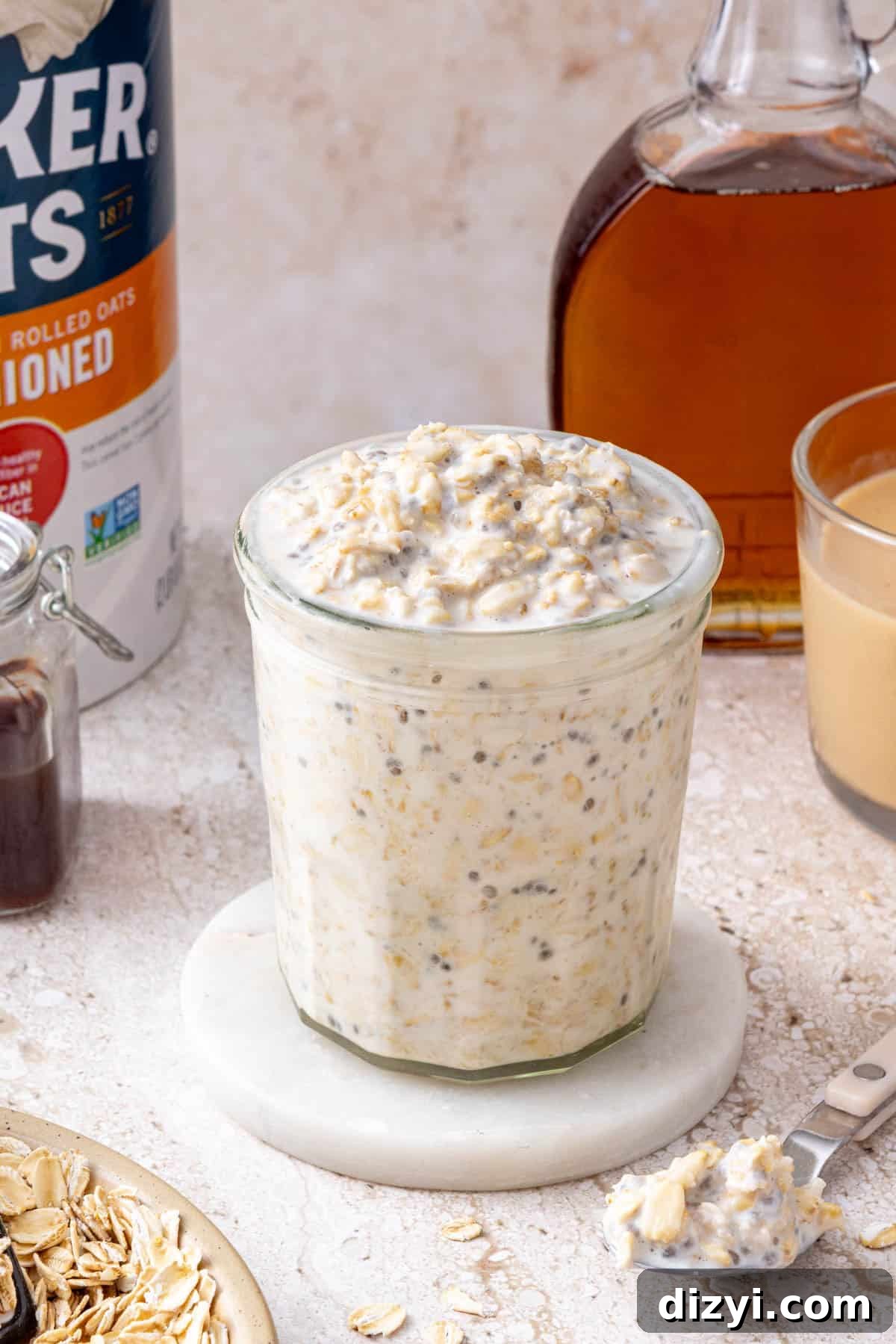 Overnight Oats Recipes: 3 Flavorful Breakfast Ideas 3 Overnight oats based in a jar.