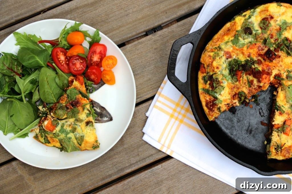 Paleo Chorizo and Sweet Potato Frittata 2 Chorizo & Sweet Potato Paleo Frittata