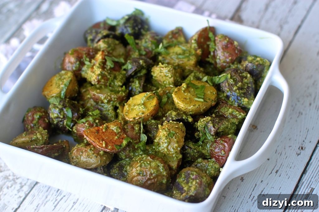 Crispy Roasted Pesto Potatoes Recipe 2 Roasted Pesto Potatoes