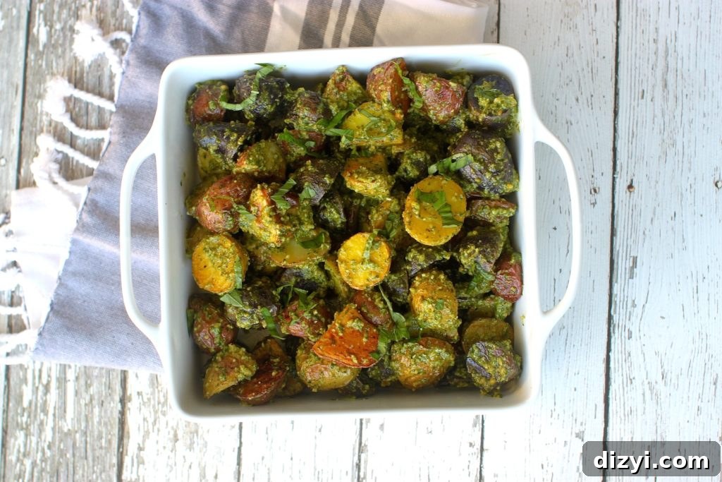 Crispy Roasted Pesto Potatoes Recipe 3 Roasted Pesto Potatoes