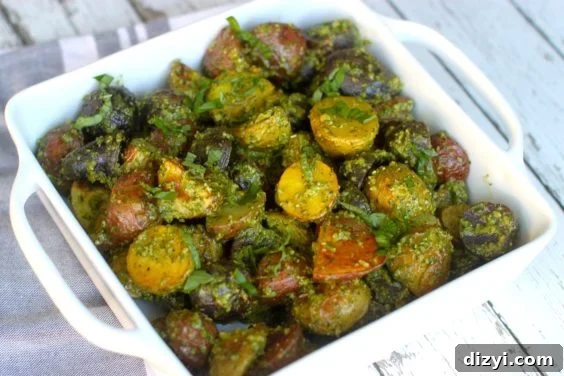 Crispy Roasted Pesto Potatoes Recipe 5 Roasted Pesto Potatoes