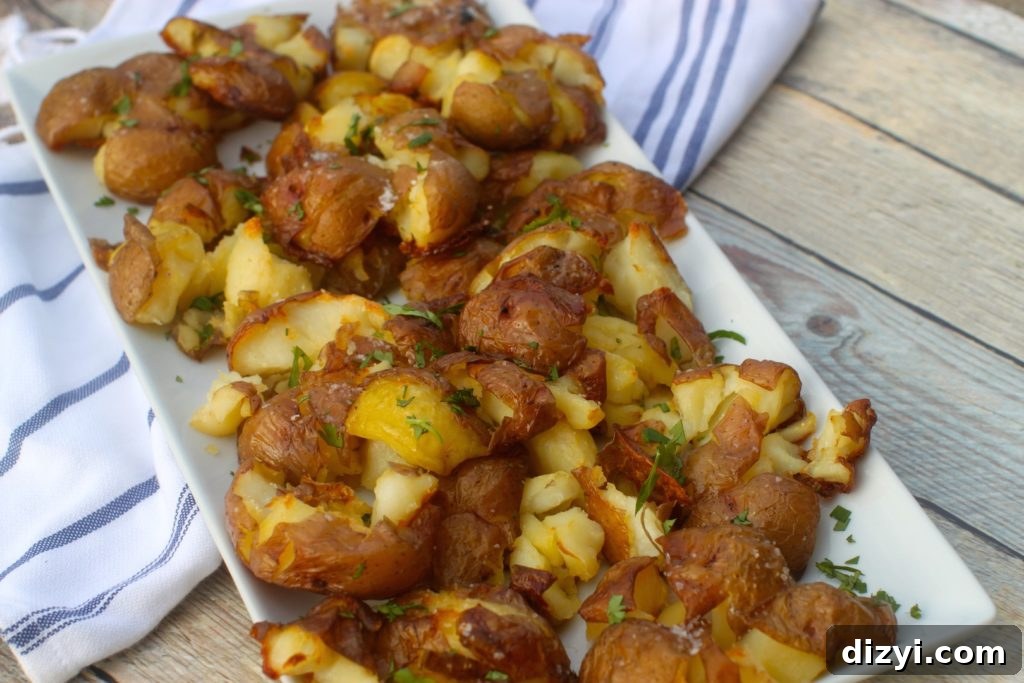 Crispy Duck Fat Smashed Potatoes Recipe 3 Crispy Duck Fat Smashed Potatoes