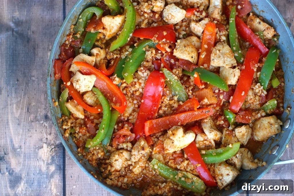 Cajun Chicken and Cauli "Rice"