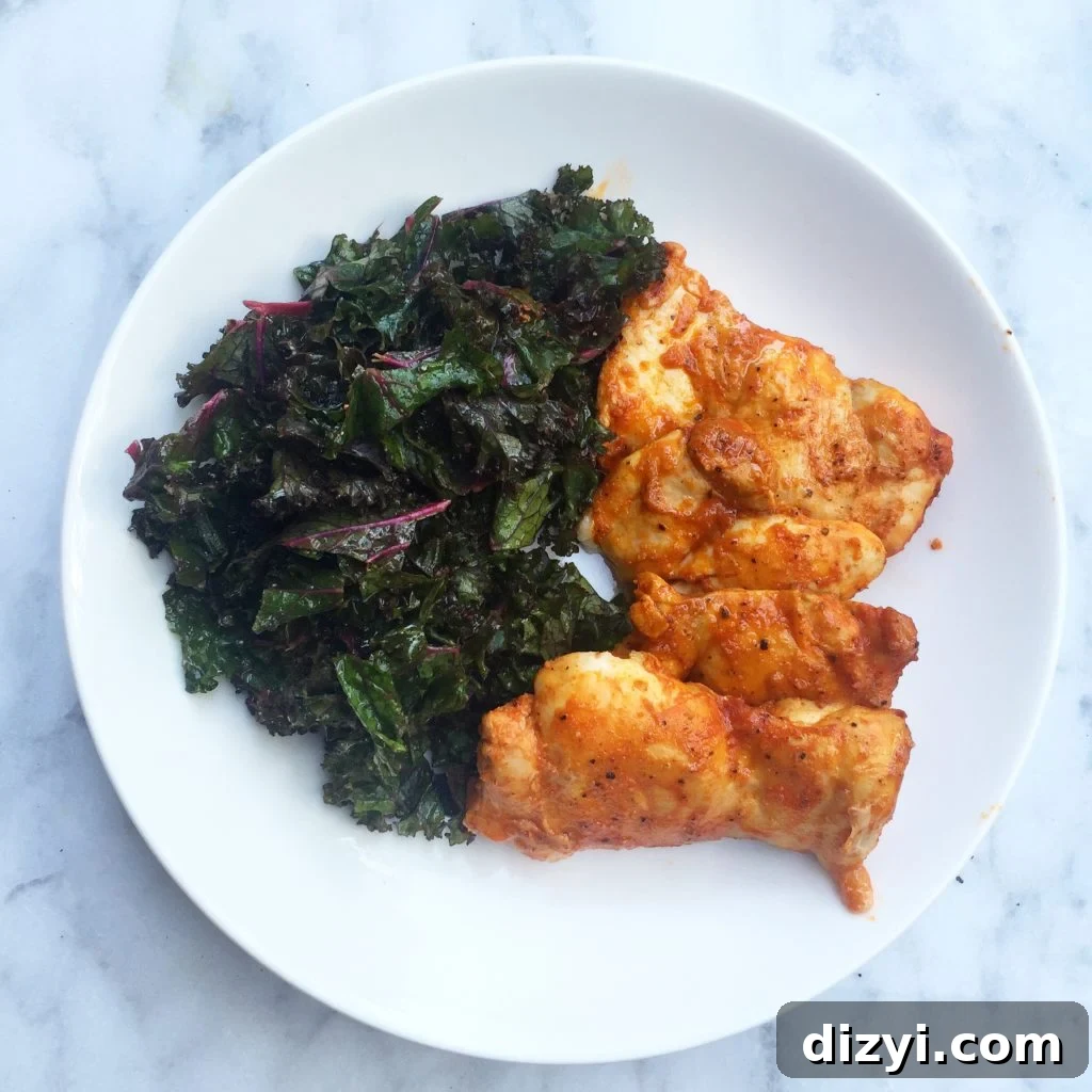Easy Whole30 Boneless Buffalo Baked Chicken Thighs