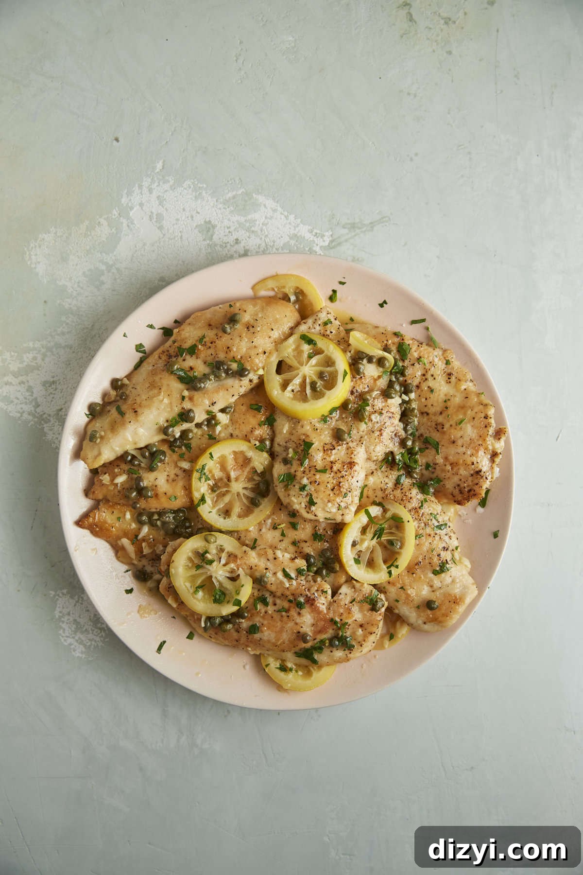 Whole30 Skillet Chicken Piccata with Lemon Caper Sauce 2 Whole30 Skillet Chicken Piccata