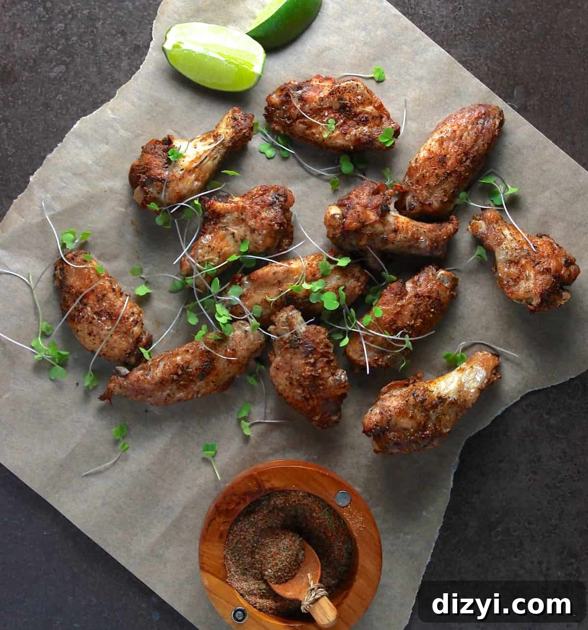 Jamaican Jerk Baked Chicken Wings
