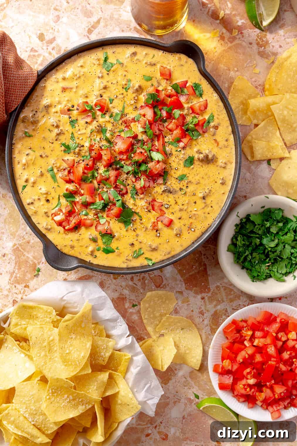 Slow Cooker Chili with Melted Cheese Dip 5 Crockpot Chili Con Queso
