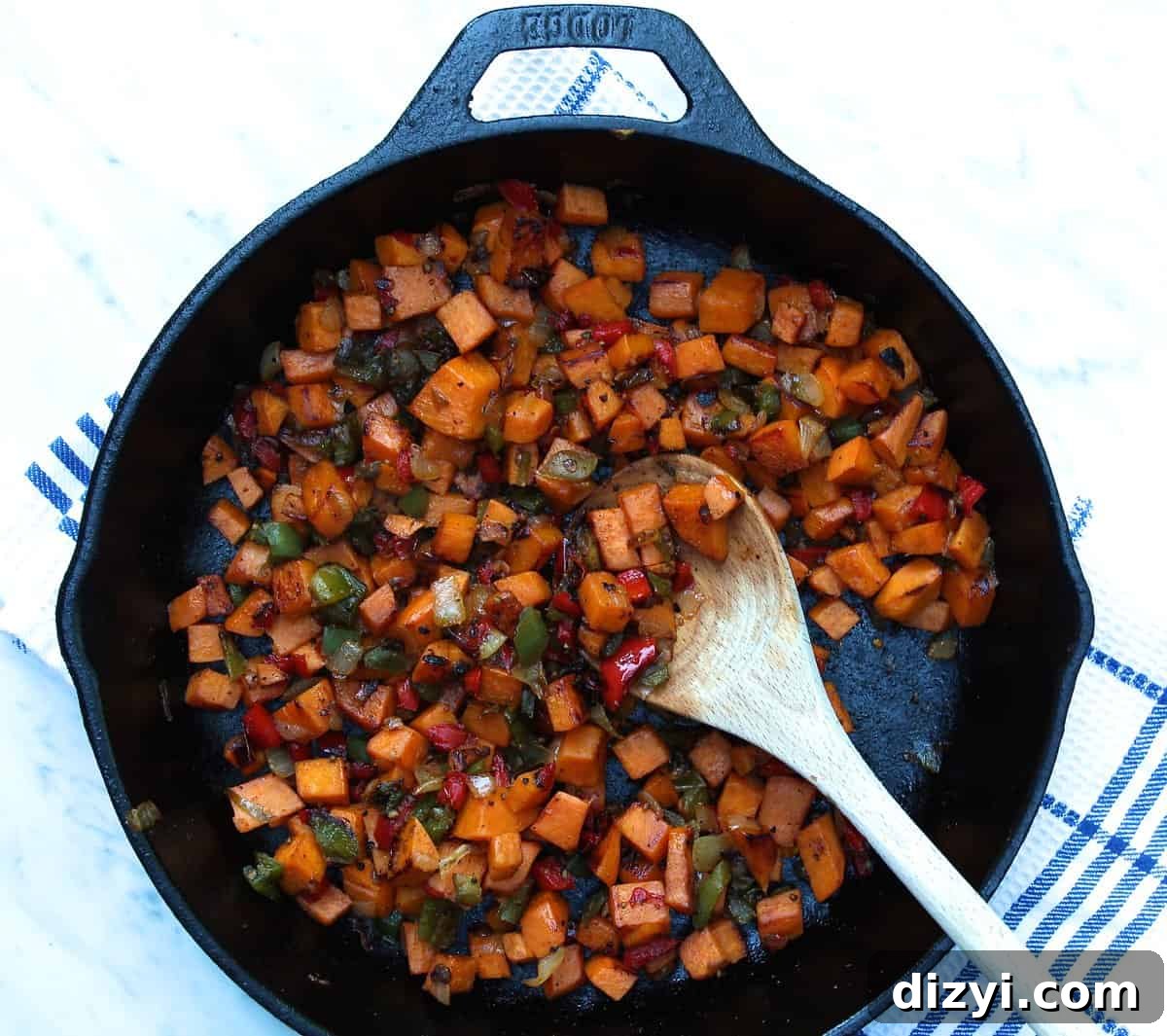 Sweet Potato Hashbrowns O'Brien
