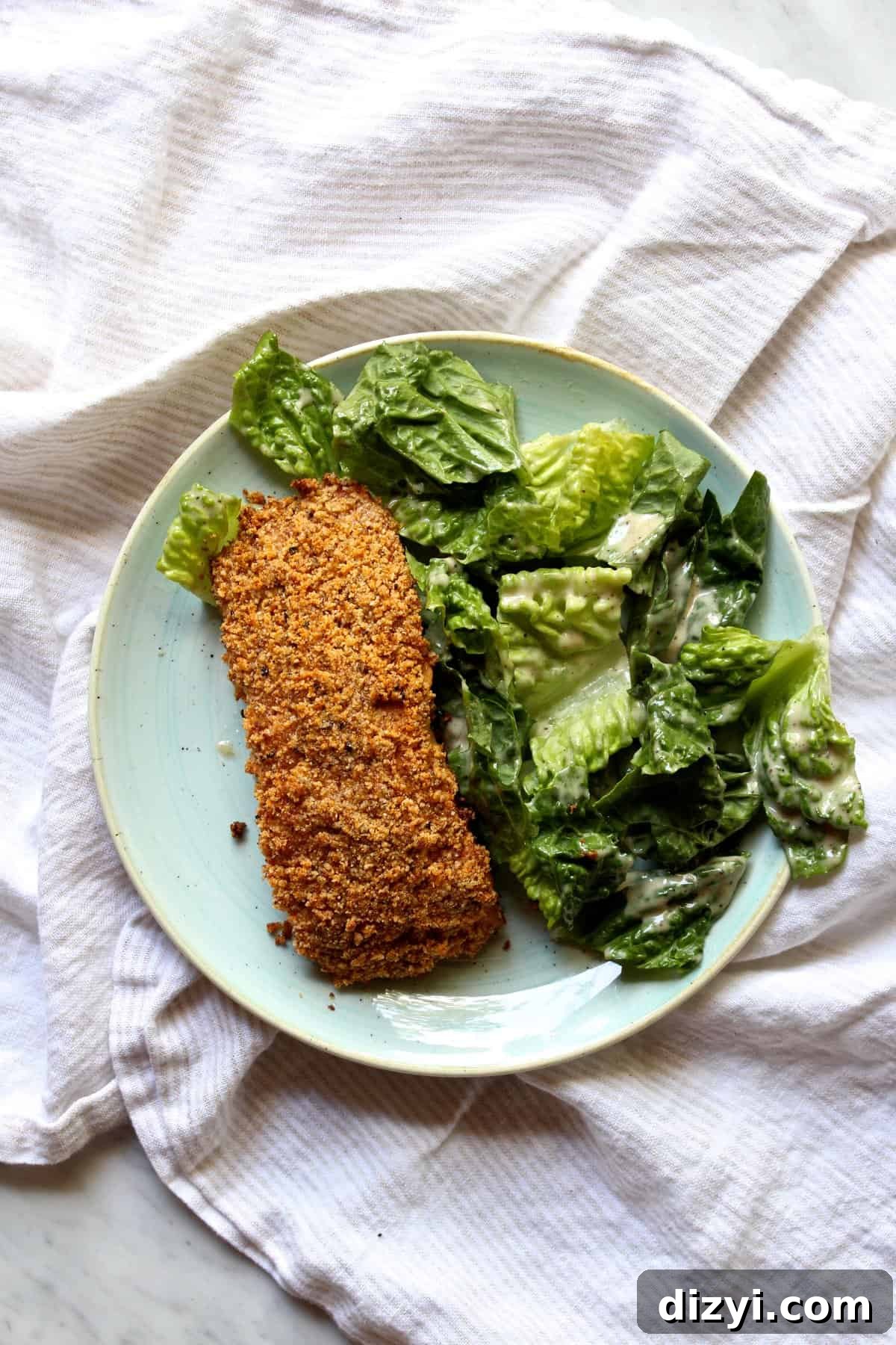 Almond Crusted Salmon close-up