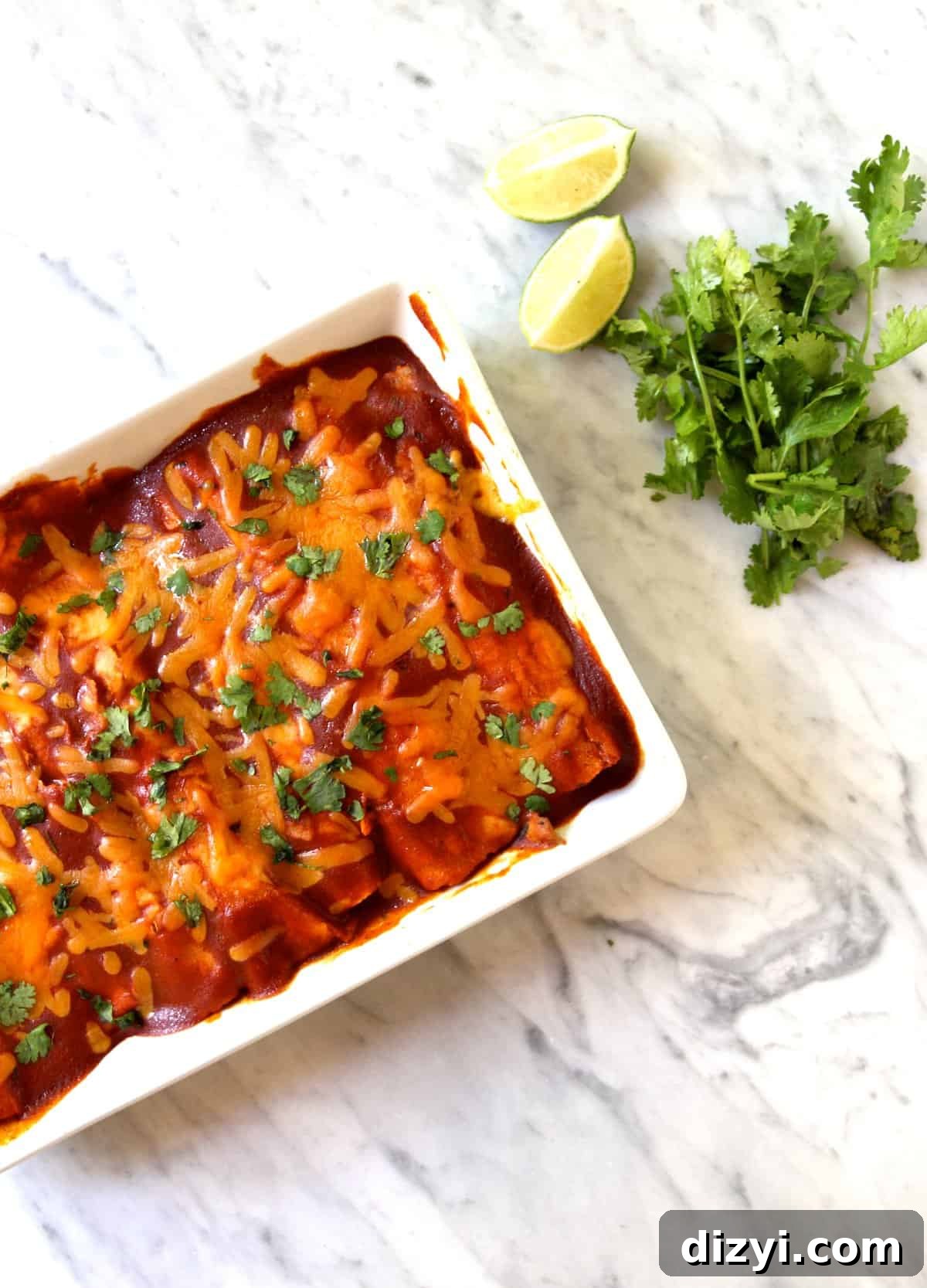 Chipotle Chicken Enchiladas