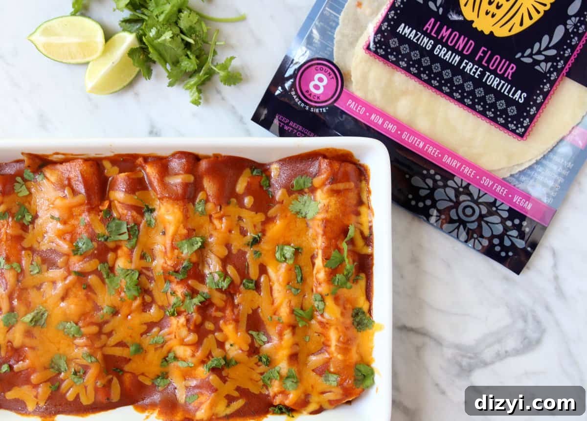 Chipotle Chicken Enchiladas