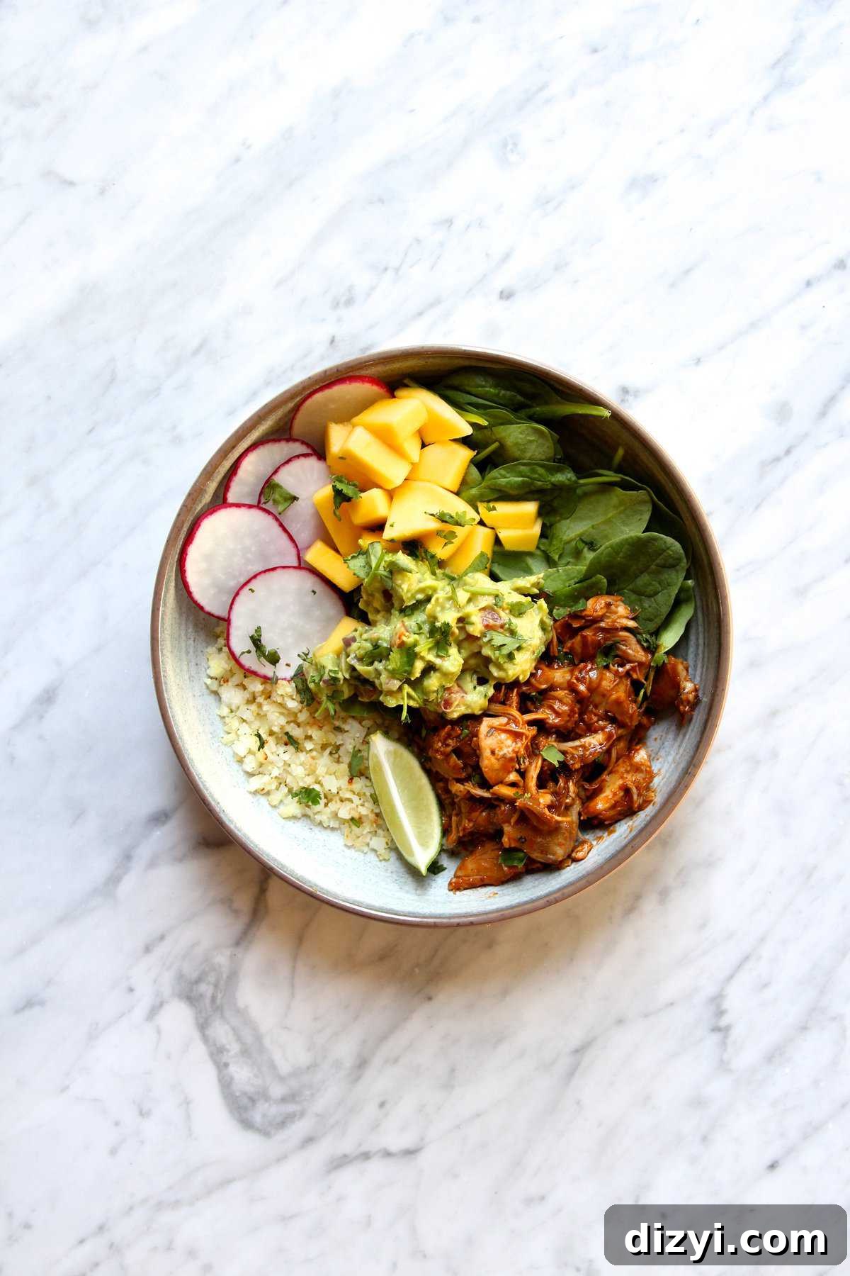 Chipotle Chicken Enchilada Bowls