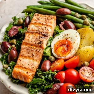 Salmon and Kale Niçoise Salad small image
