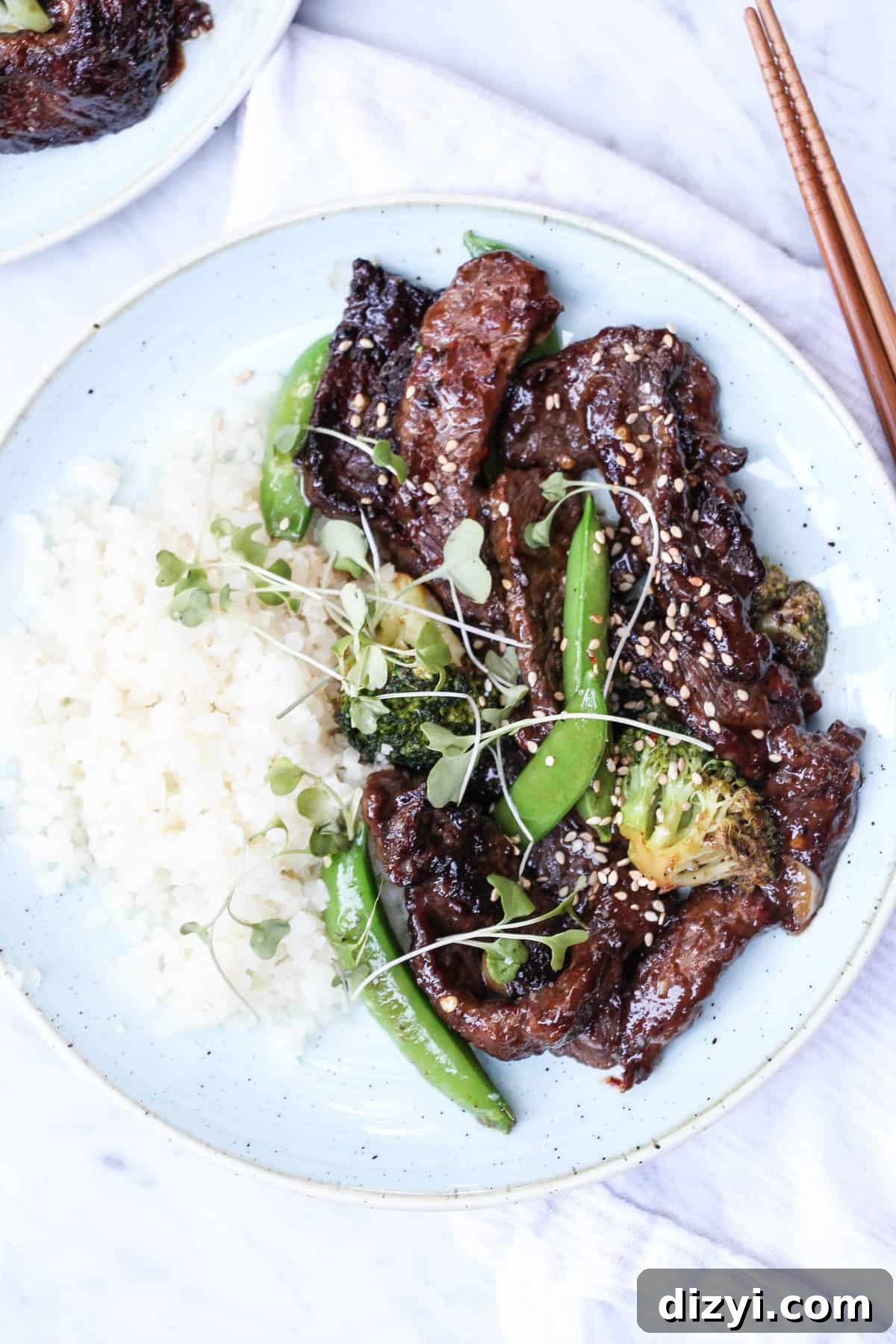 Crispy Ginger Beef + Broccoli Stir Fry