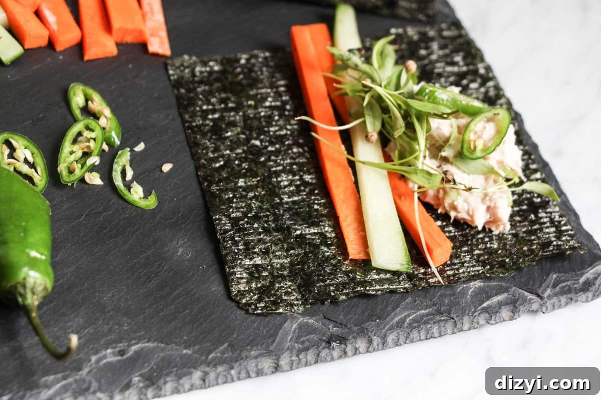 Tuna Hand Rolls (Temaki) Recipe 4 Tuna Temaki (Tuna Hand Rolls)