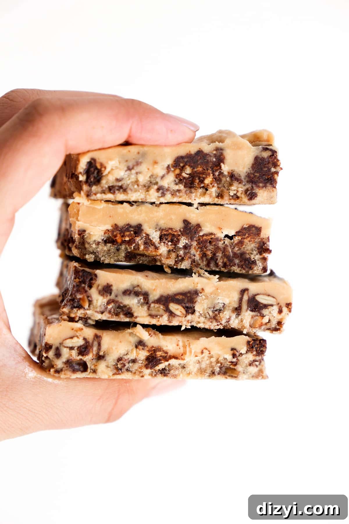 Final Crunchy Almond Butter Freezer Fudge Bars