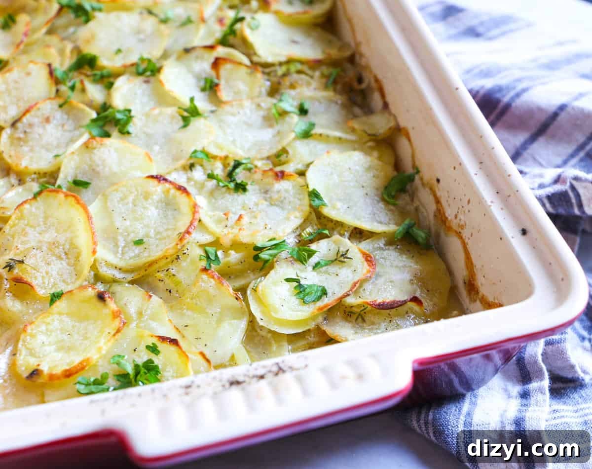 Whole30/Paleo Potato-Leek Au Gratin