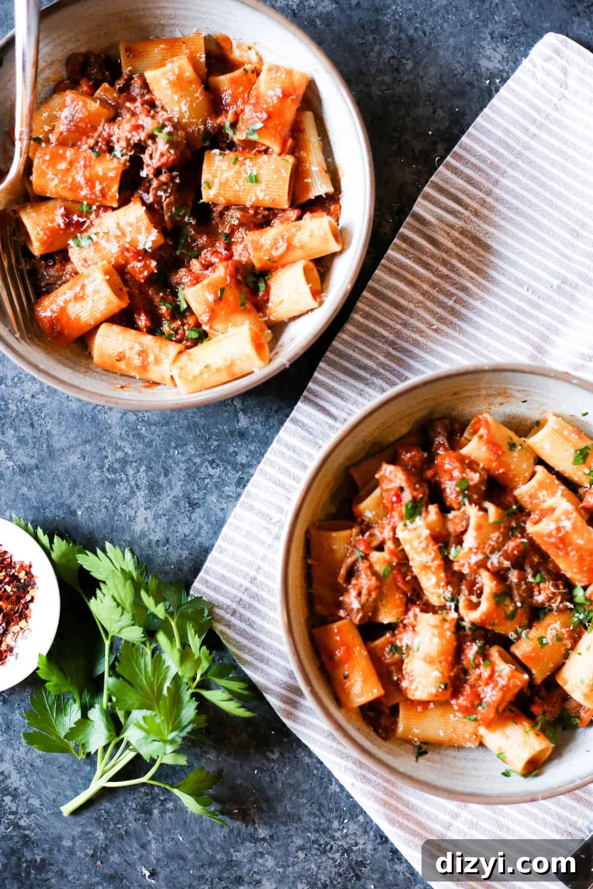 Lamb Ragu With Rigatoni