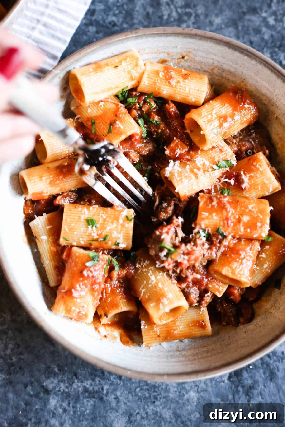Lamb Ragu With Rigatoni