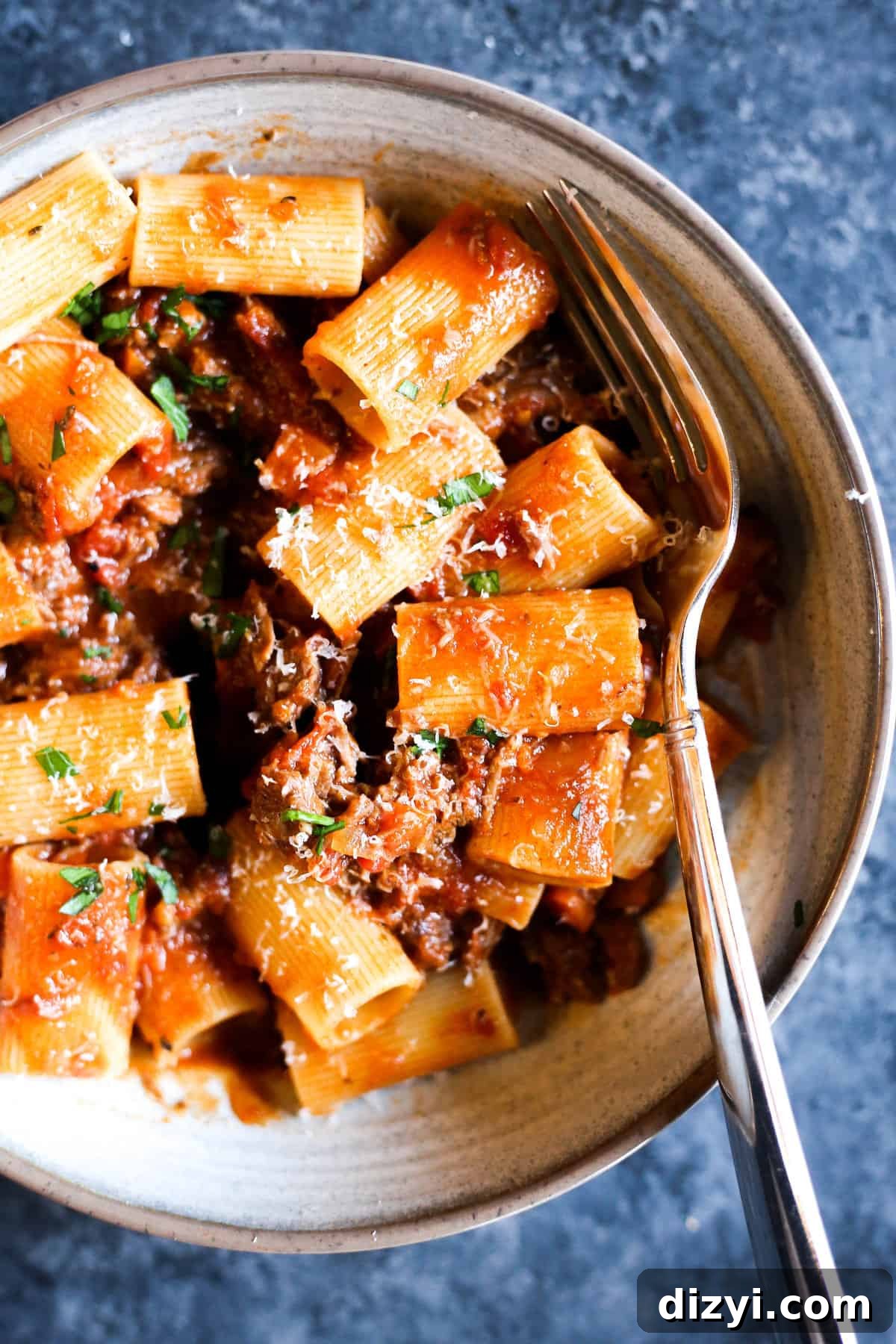 Lamb Ragu With Rigatoni