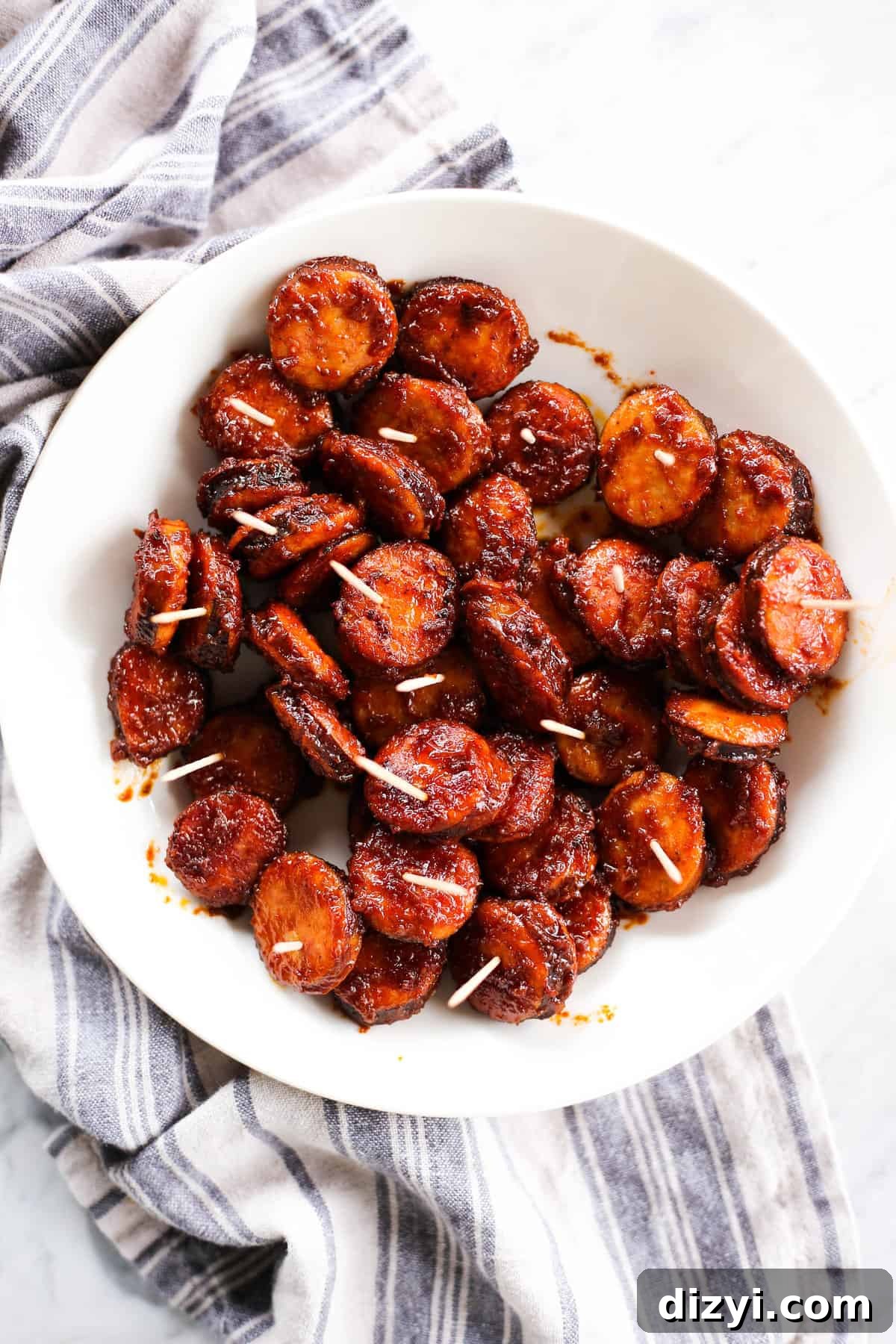 Kielbasa Bites final plating