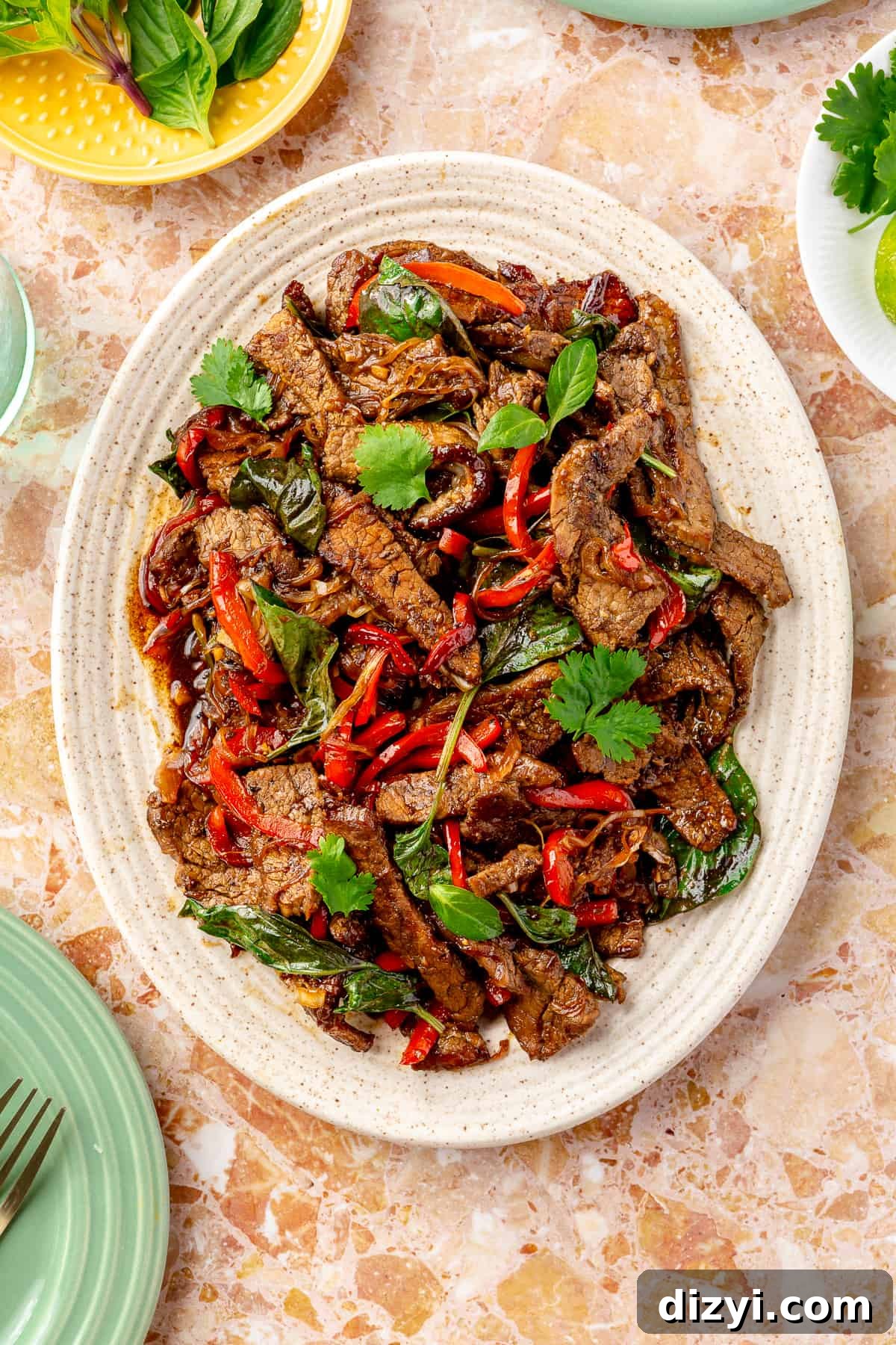 basil beef