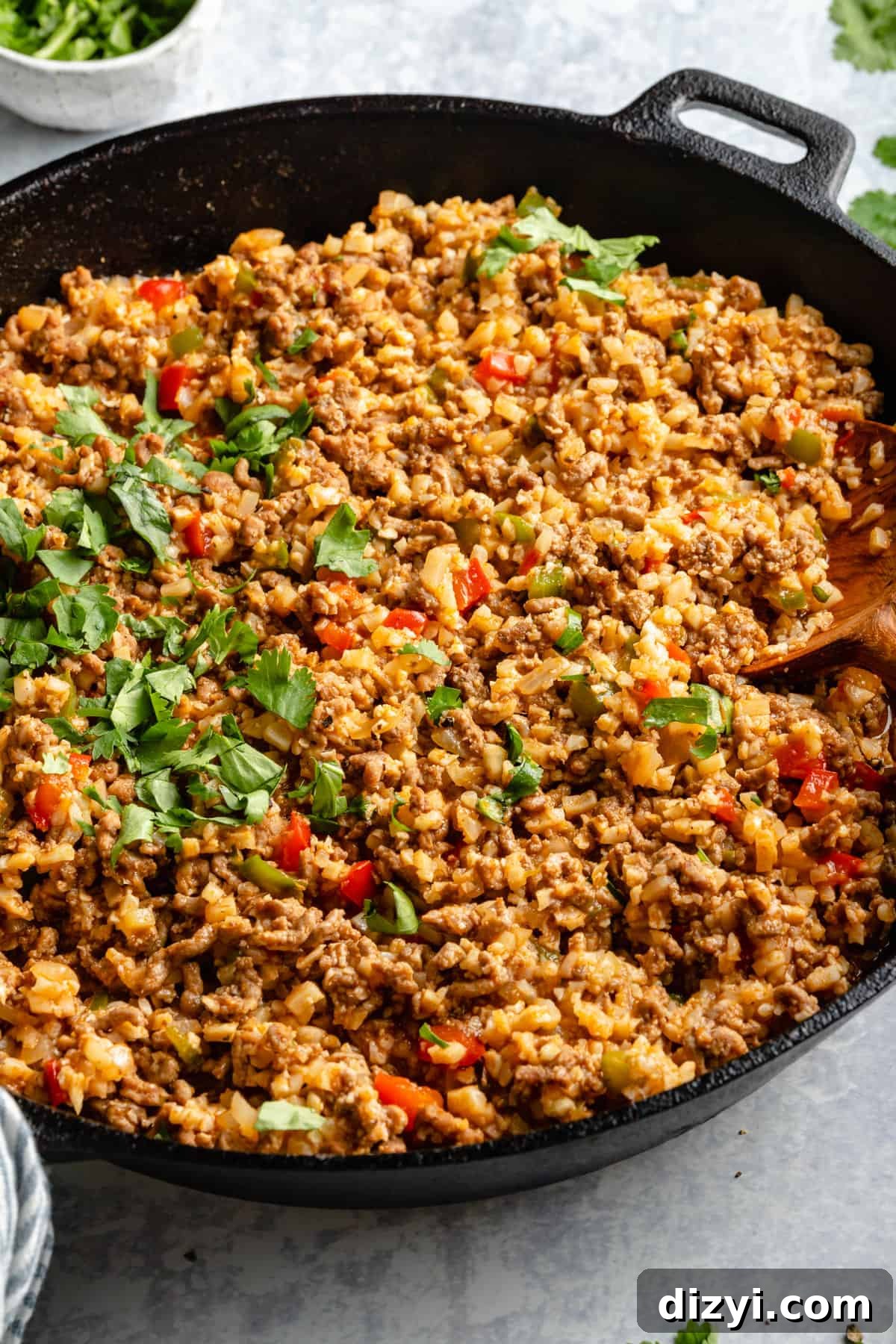 Whole30 Beef Enchilada Skillet