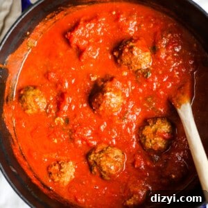 Whole30 Italian Meatballs plated