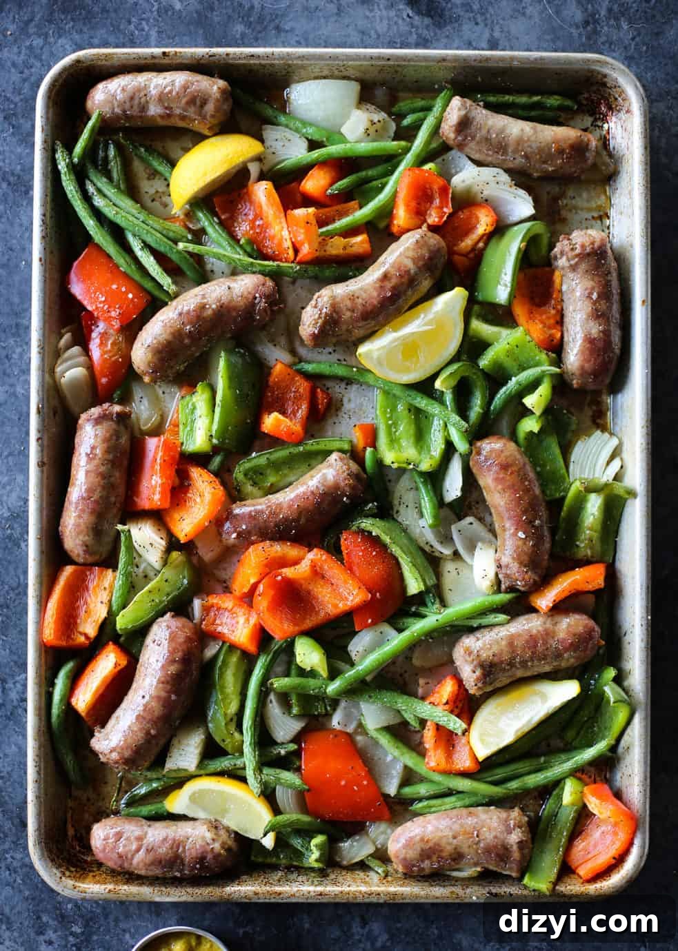 Sheet Pan Sausage with Veggies