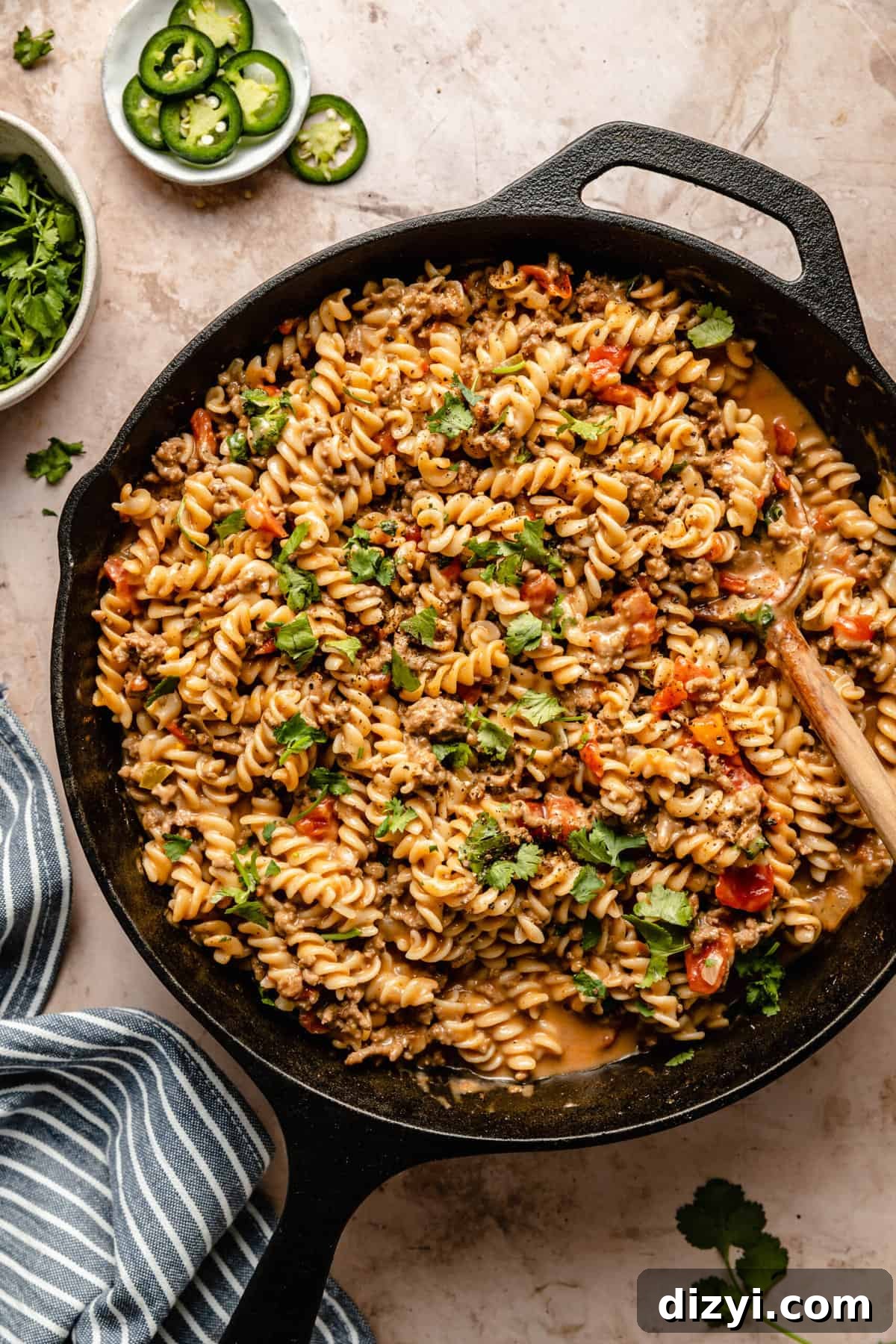 One Pot Taco Pasta Recipe for Flavorful Weeknight Dinner 3 one-pot taco pasta