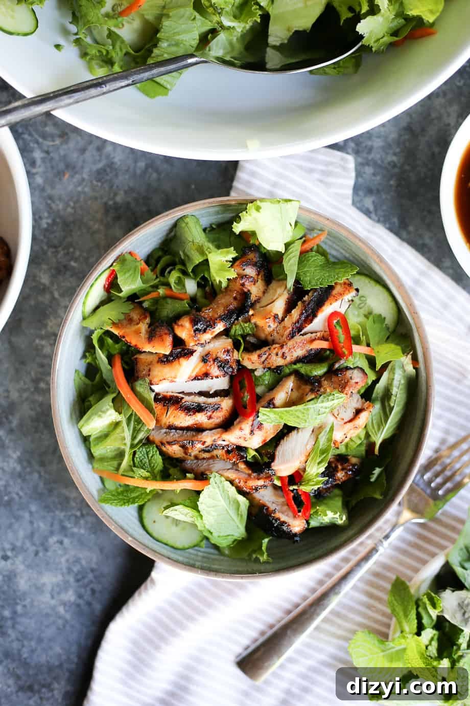 Lemongrass Chicken Salad