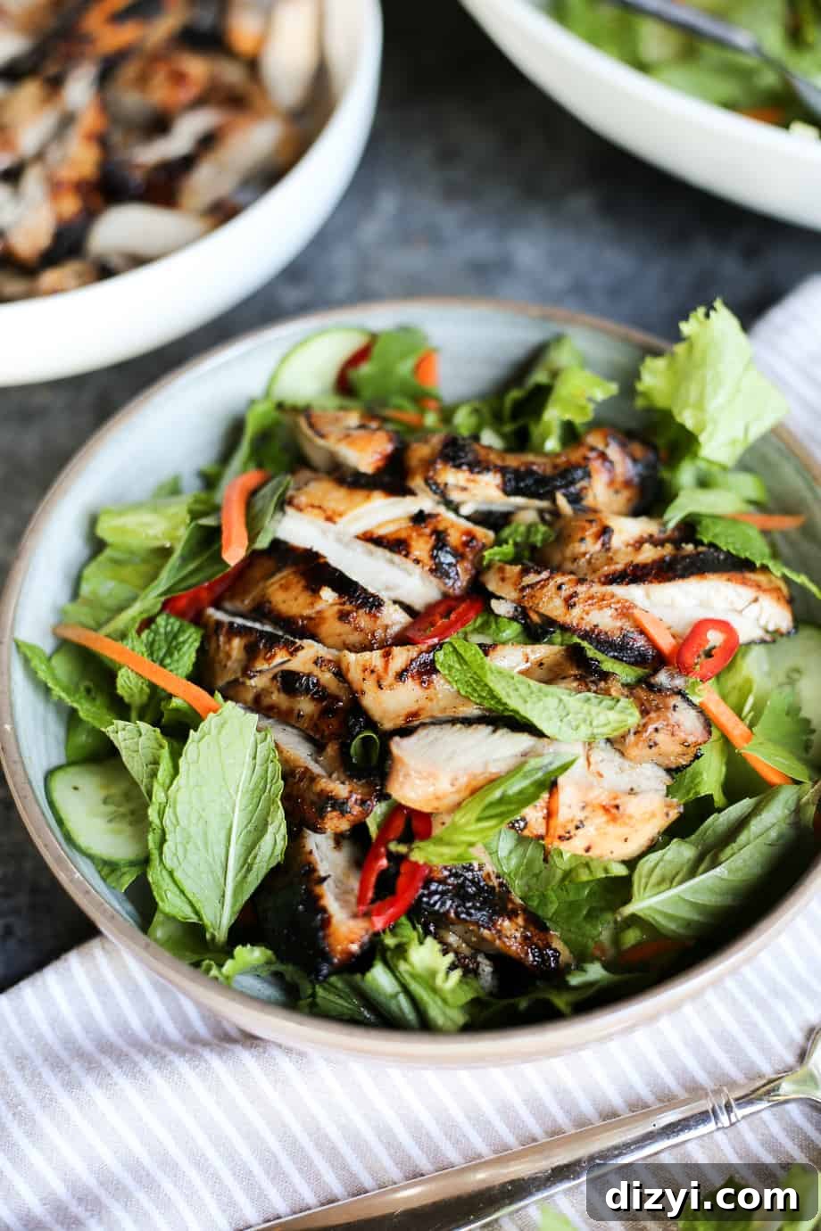 Lemongrass Chicken Salad
