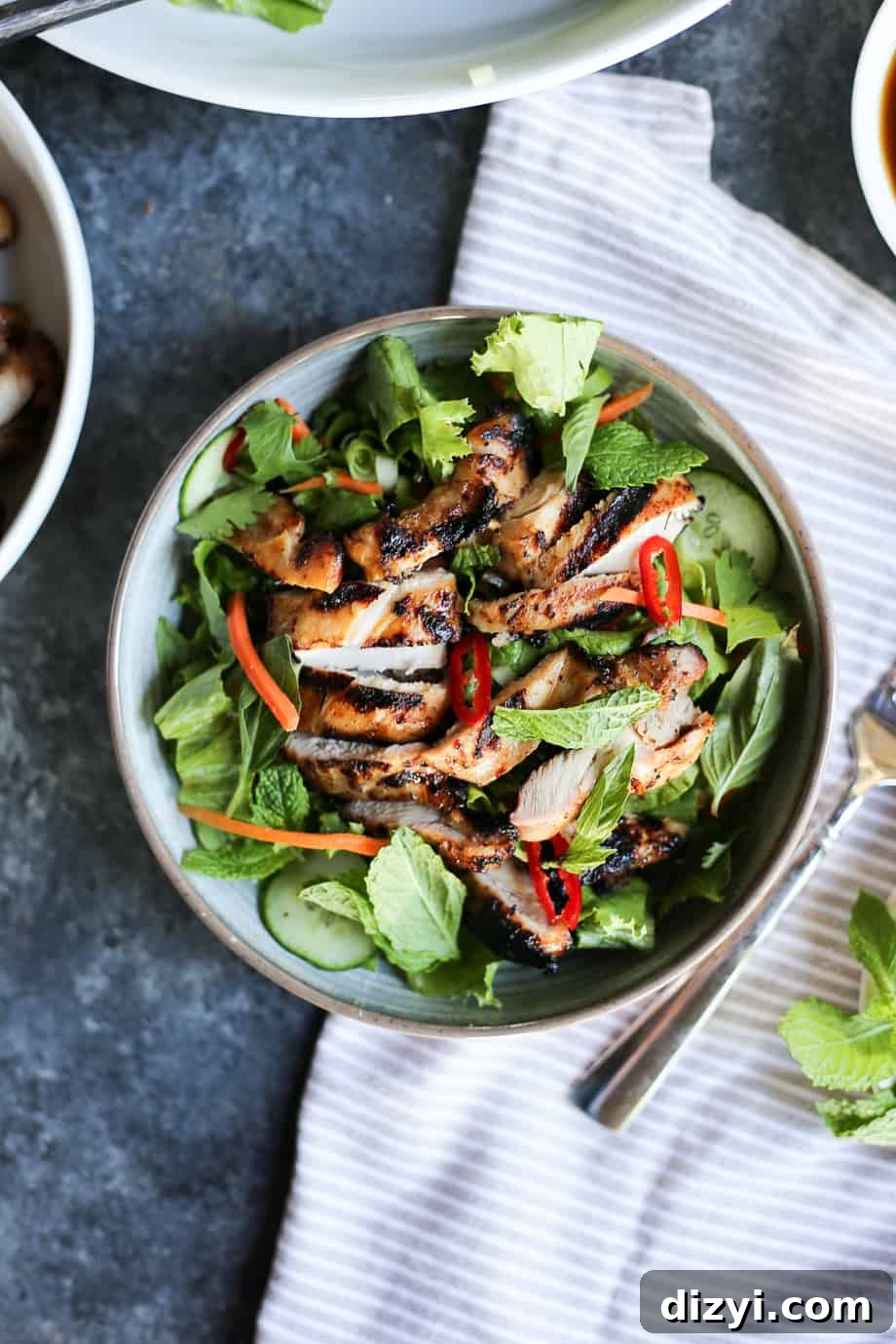 Lemongrass Chicken Salad