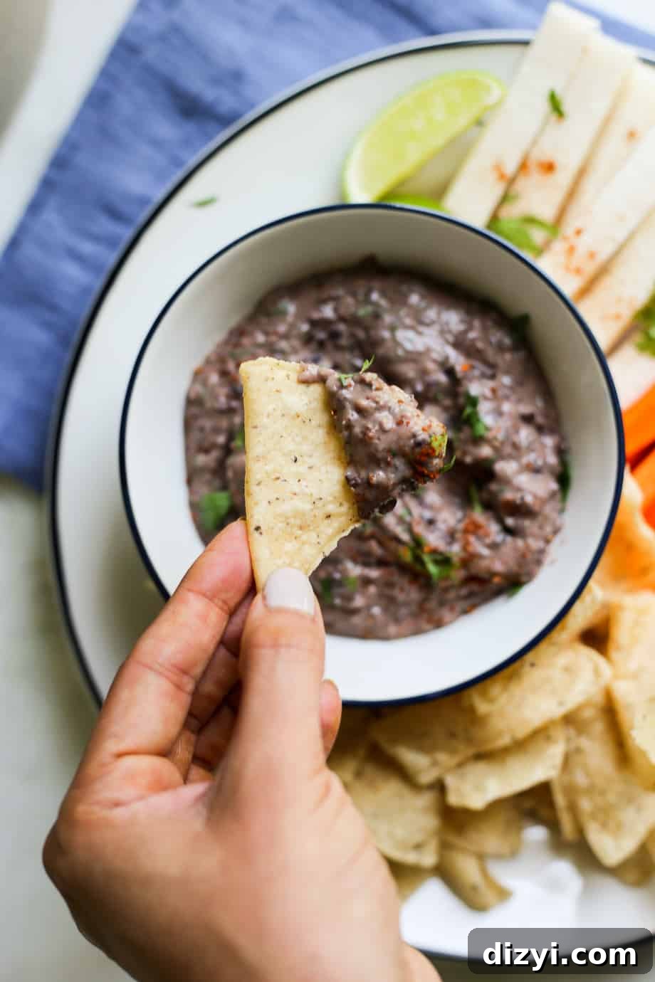 Chipotle-Lime Black Bean Dip