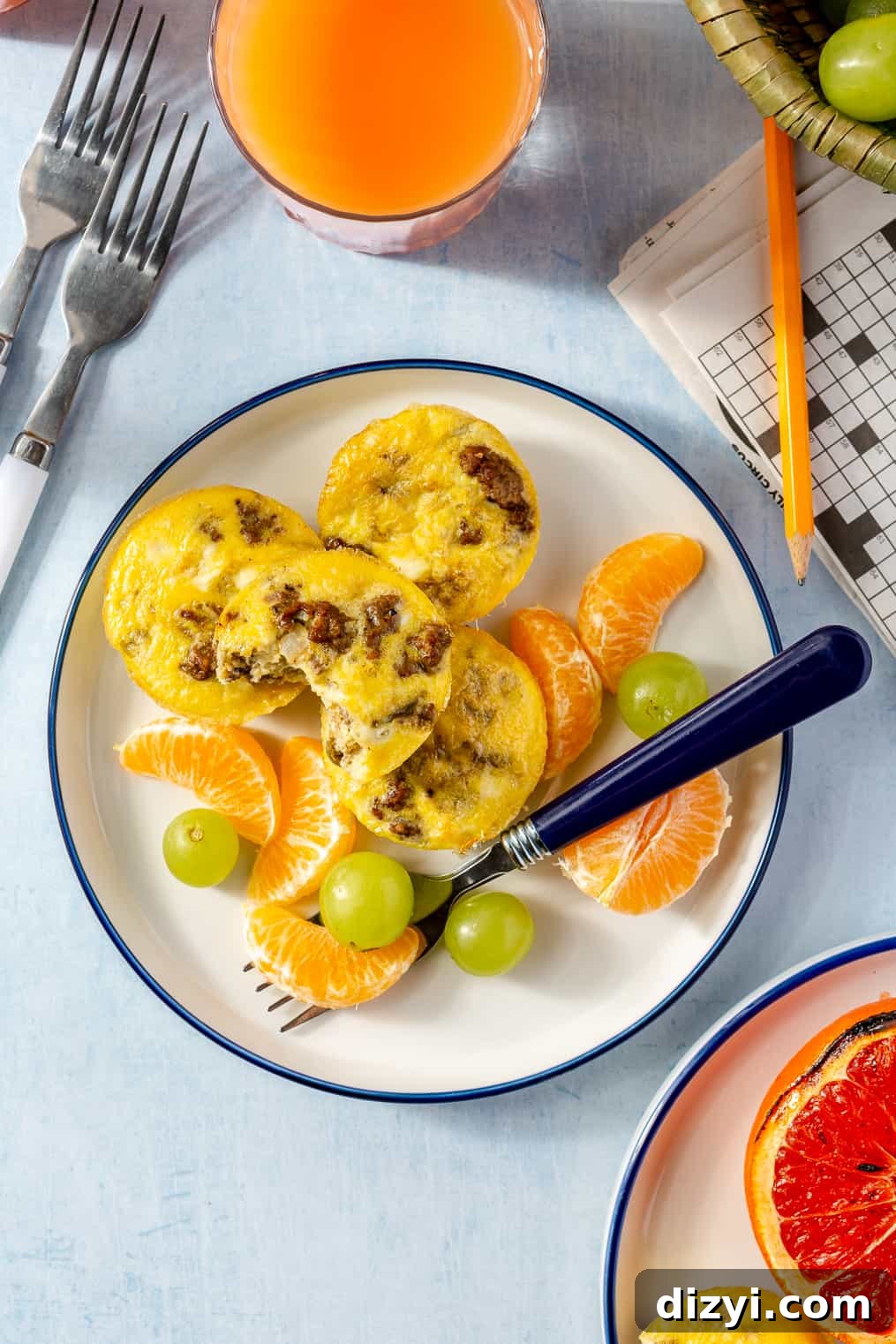 Green Chile Beef Egg Cups
