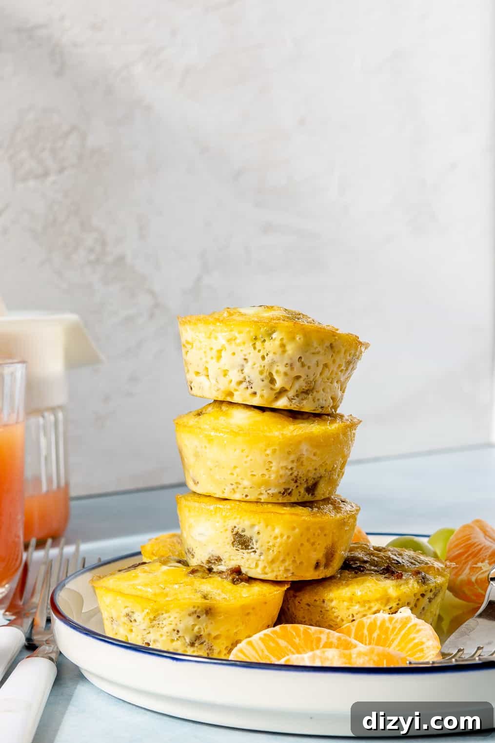 Green Chile Beef Egg Cups