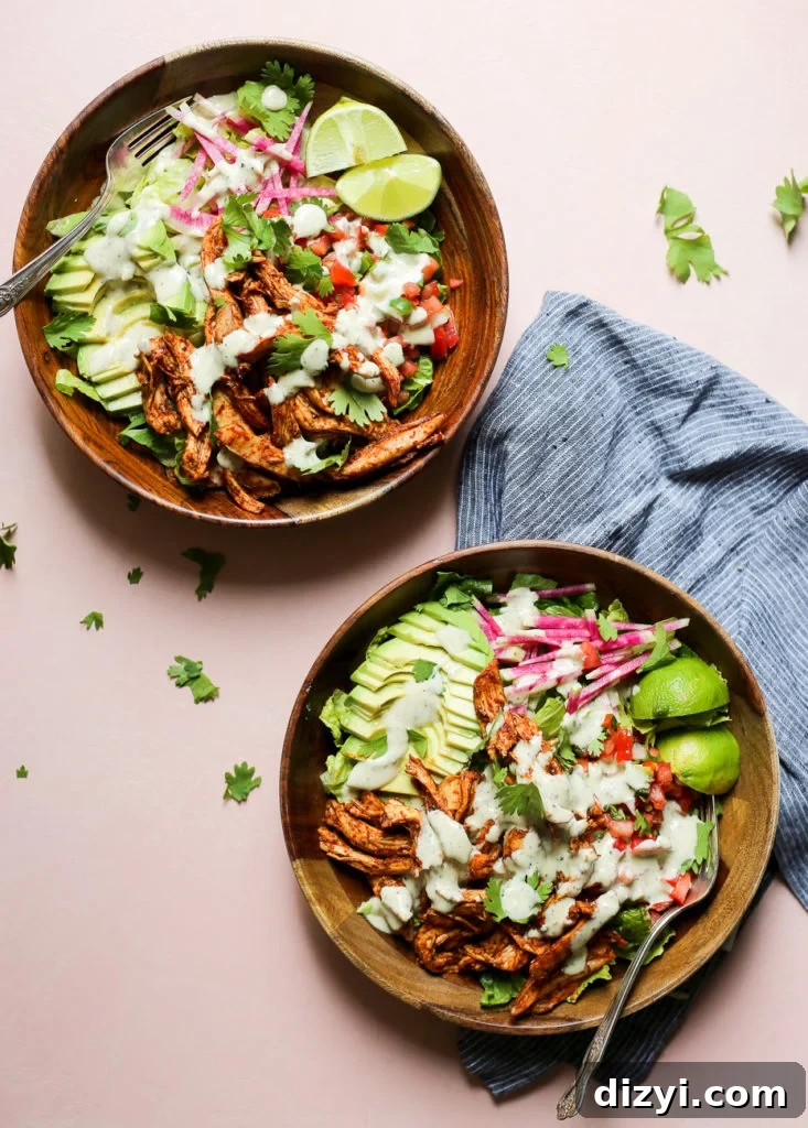 Ultimate Chicken Taco Salad
