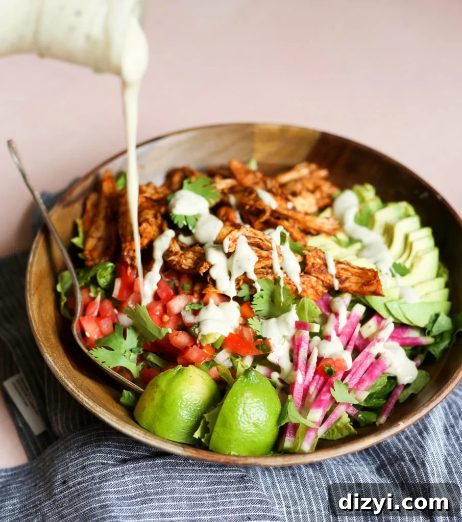 Ultimate Chicken Taco Salad