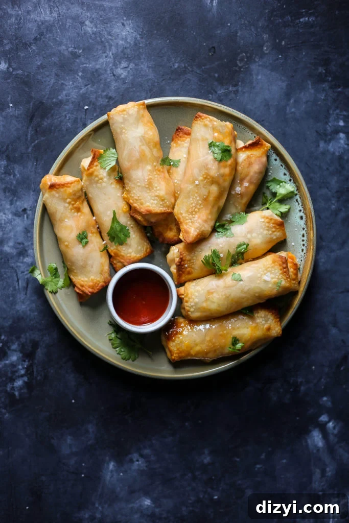 5-ingredient Jalapeño-Chicken Egg Rolls