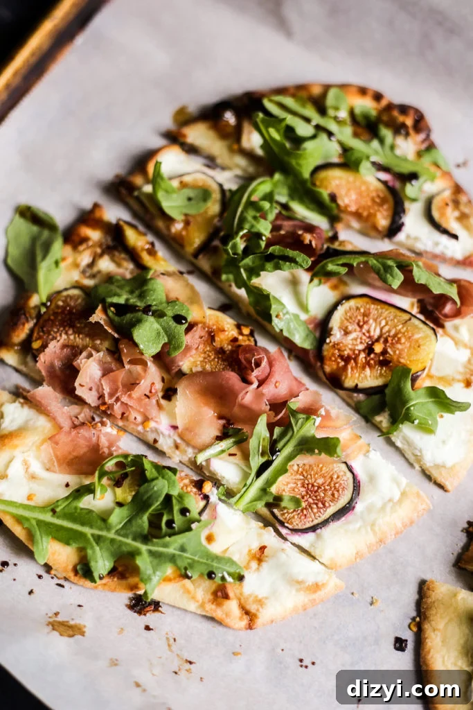 Prosciutto, Fig and Goat Cheese Flatbreads Recipe 5 Goat Cheese Prosciutto and Fig Flatbreads