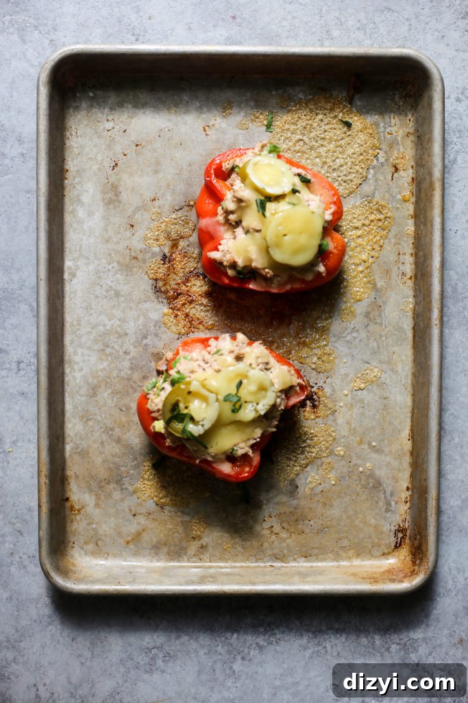 Stuffed Pepper Tuna Melt