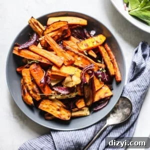 Apple Cider Roasted Root Vegetables