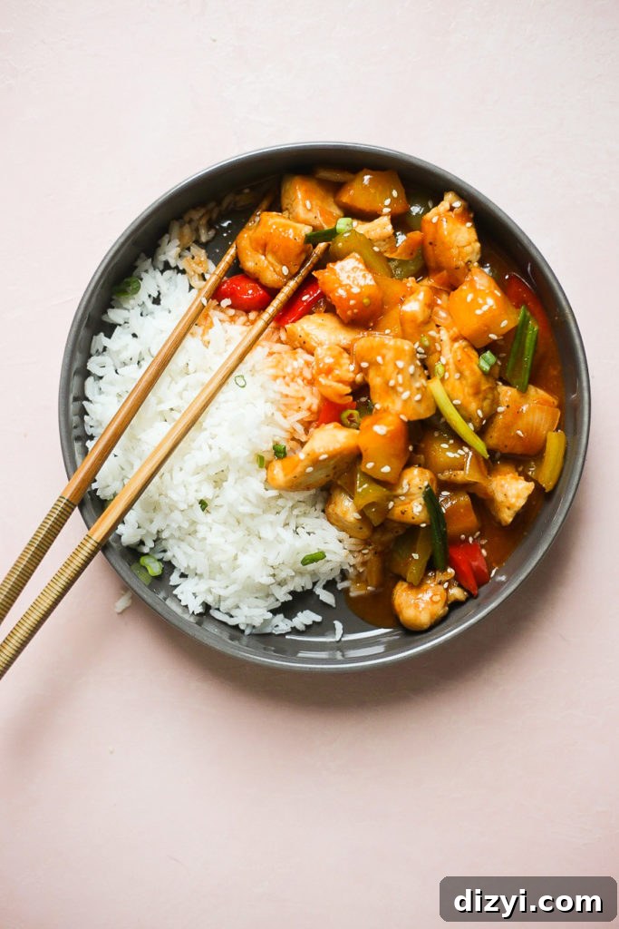 Paleo Sweet and Sour Chicken Stir Fry