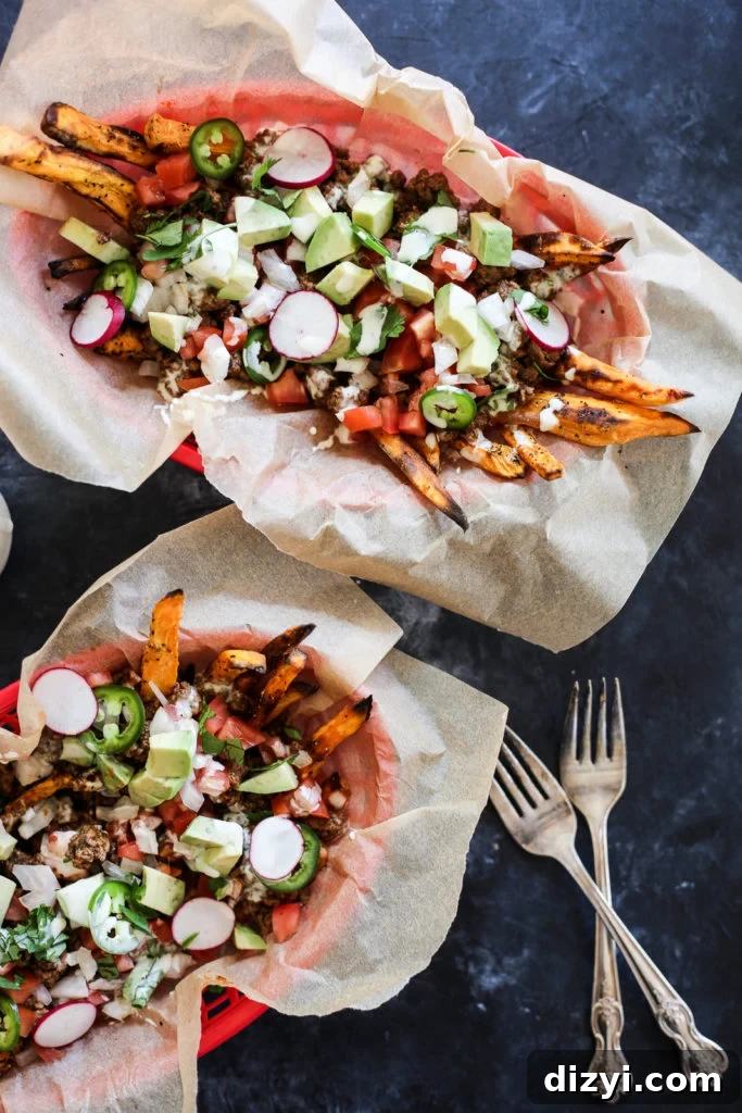 Loaded Whole30 Sweet Potato Fries