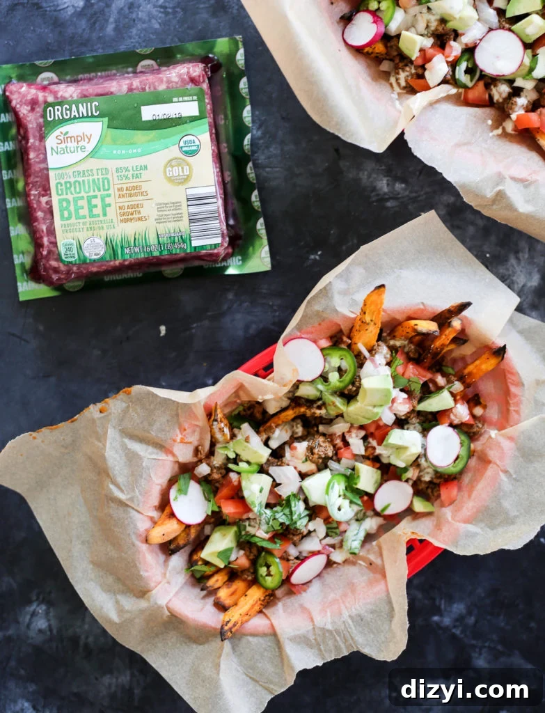 Loaded Whole30 Sweet Potato Fries