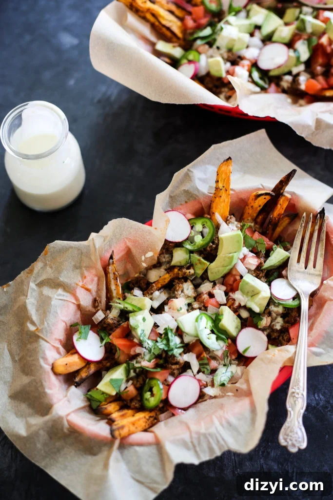 Loaded Whole30 Sweet Potato Fries